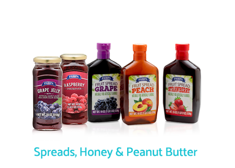 Spreads, Honey & Peanut Butter