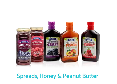 Spreads, Honey & Peanut Butter